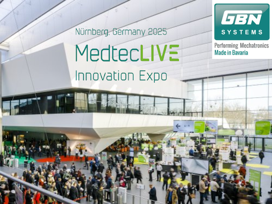 Interim Manager Harry Flint für GBN Systems auf MedtecLIVE in Nürnberg
